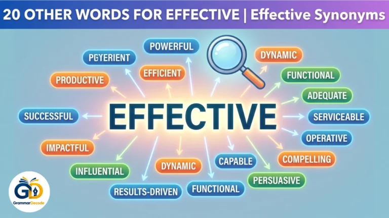 other words for effective