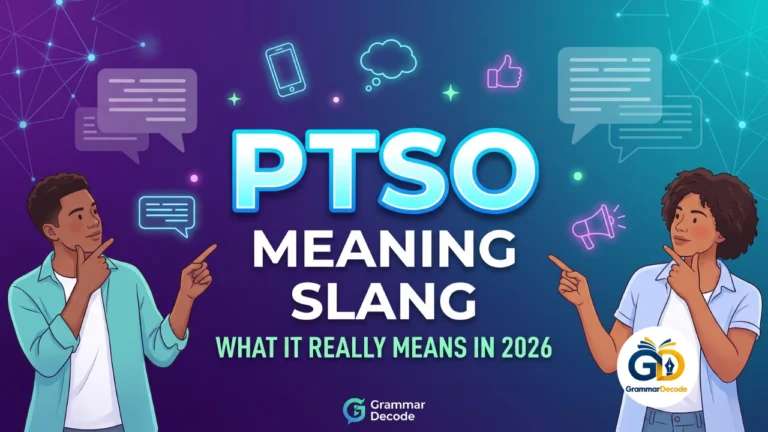 ptso meaning slang