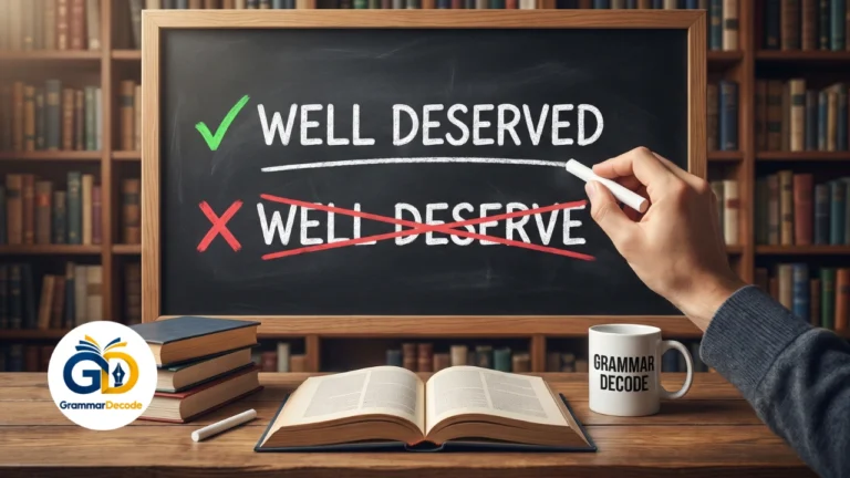 well deserve or well deserved