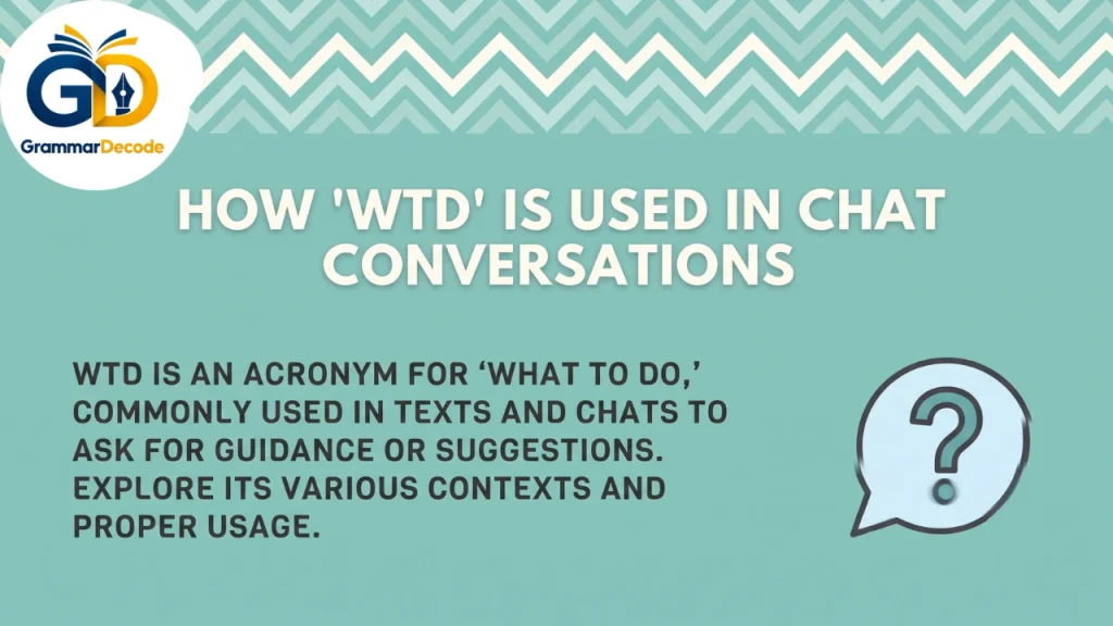 wtd meaning
