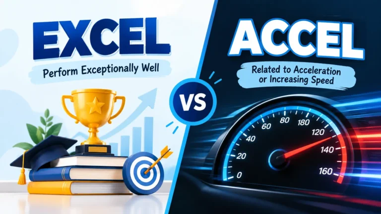 Excel vs Accel